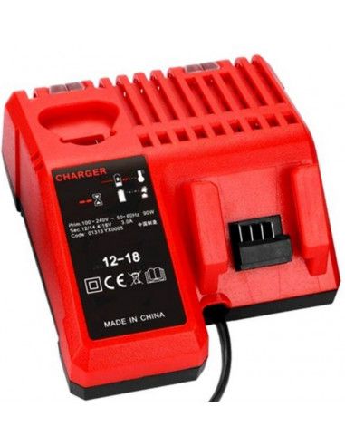 Chargeur Akku Power GM1218C pour batteries Milwaukee de 12 à 18V